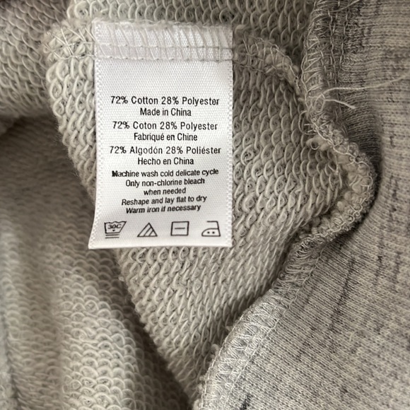 ALO Yoga Cowl Neck Sweater Grey Medium - Picture 5 of 5